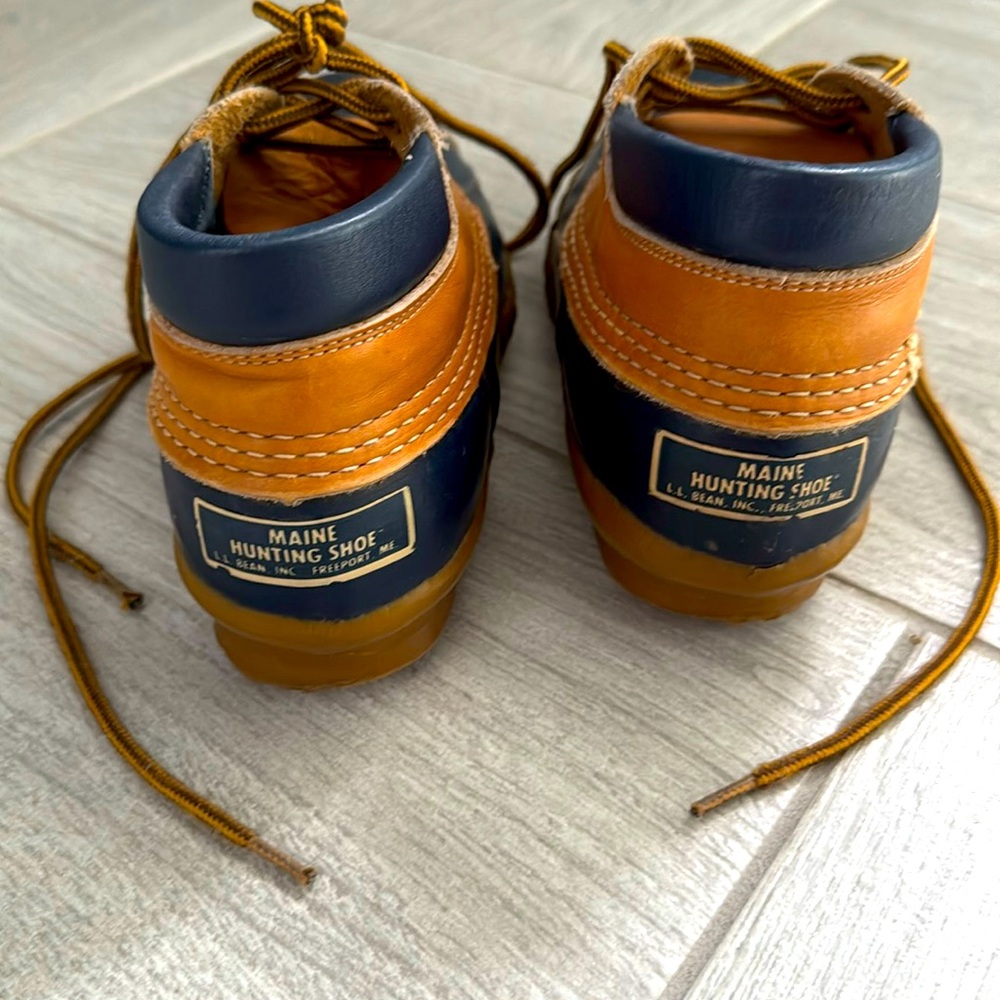 Vintage LL Bean Maine Hunting Shoes, Low Ankle